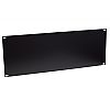 Blank panel, 19", 4U, black