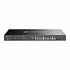 Managed switch,  18x 10/100/1000 RJ-45, 2 slide-in SFP, PoE+, 19" (TP-Link ES220GMP)