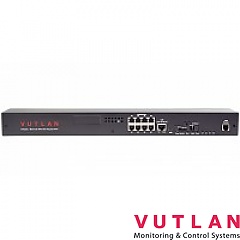 Monitoring unit 19" 1U; 8x analog; 1x CAN; 16x dry contact inputs (Vutlan VT825GG)