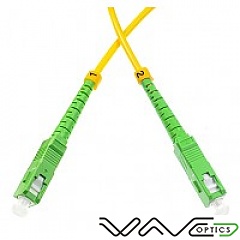 Patchcord SC/APC-SC/APC, SM, 9/125 simplex, G657A1 fiber, 1 m