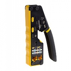 Modular crimping tool 6p, 8p and open-pass type