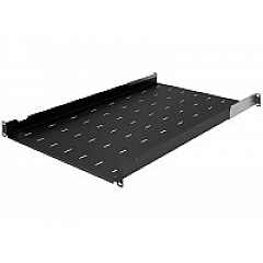 Shelf, 19", 450-610 mm, adjustable, 1U. black
