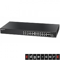 Smart switch, 24x 10/100/1000 RJ-45, 4 slide-in SFP, 19" (Edge-corE ECS2100-28T)