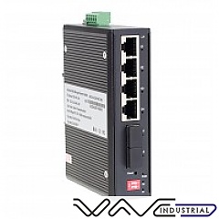 Managed industrial switch, 4x 100/1000 RJ-45, 2x 1000 SFP (Wave Industrial WO-IS-2GF4GT-M)