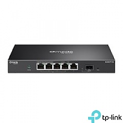 Managed switch, 5x 2,5G, 2 slide-in 10G SFP+ slot, PoE++, 19" (TP-Link ES206XPP-M2)