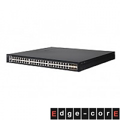 Managed switch, 48x 10/100/1000 RJ-45 PoE ports, 6x 25G SFP28 ports, 19" (Edge-corE ECS4650-54P)