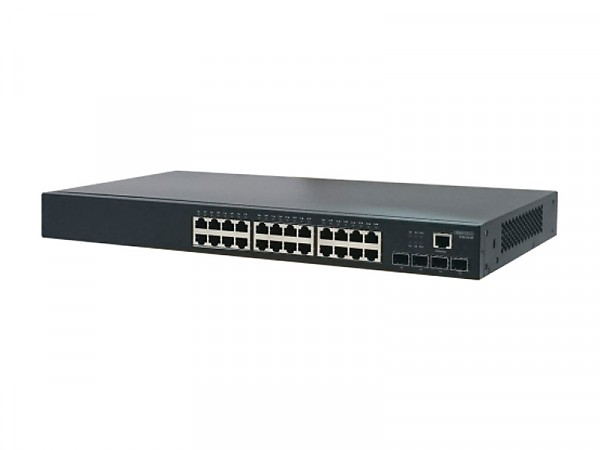 Managed switch L2, 24x 10/100/1000 RJ-45, 4x 10G SFP+, 19" (Edge-corE ECS4120-28T) 