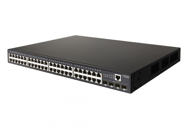 Managed switch,  48x 10/100/1000 RJ-45, 4x 100/1000 SFP ports, PoE (Edge-core ECS4100-28TC) 