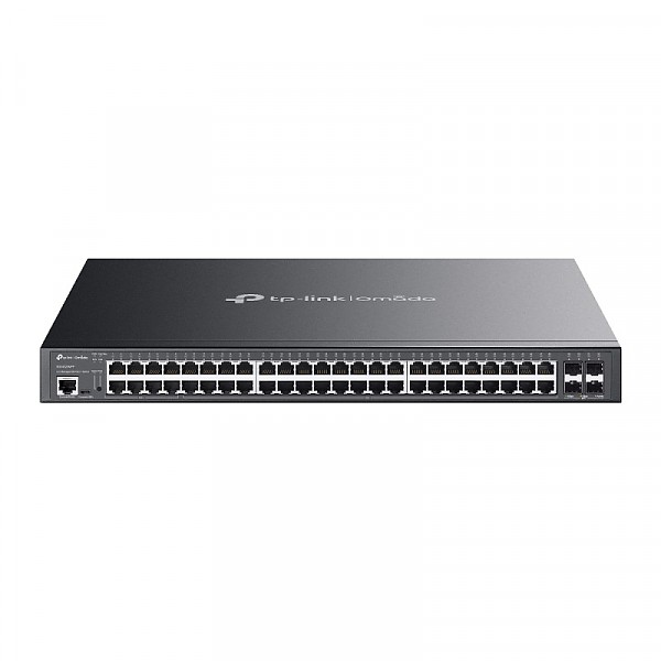 TP-Link SG3452XMPP, Managed switch,  48x 10/100/1000 RJ-45, 4 slide-in 10G SFP+ slot, PoE++, 19"