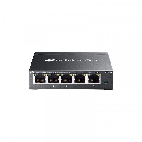 Smart switch,  5x 10/100/1000 RJ-45, desktop (TP-Link ES205G) 