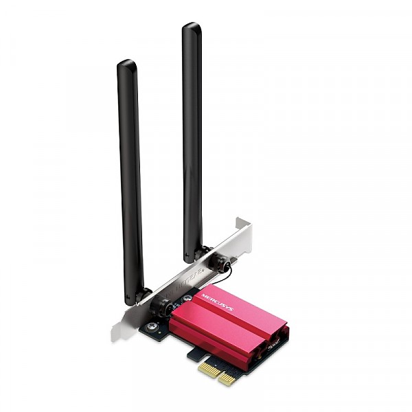 AXE5400 Wi-Fi 6E Bluetooth 5.3 PCIe Adapter (TP-Link Mercusys MA86XE) 