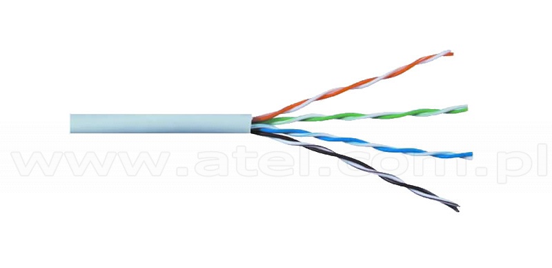 vriendschap Anders Zelfrespect UTP cat5e cable, grey, solid copper wire 24AWG, 305m box